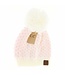 Heart Knit Pom Beanie