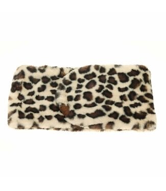 Leopard Faux Fur Cc Scarf