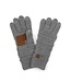 Cc Fleece Lined Touchscreen Gloves