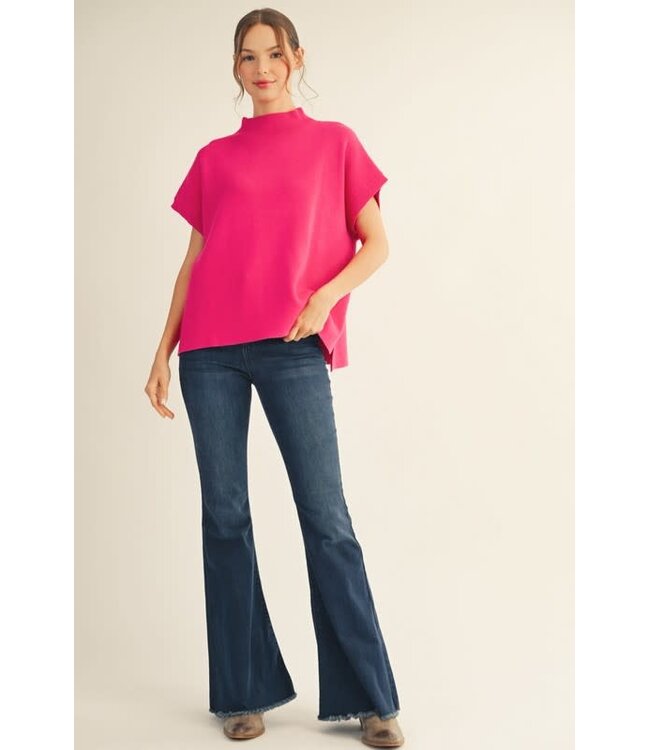 Lucy Drop Shoulder Comfy Sweater Top