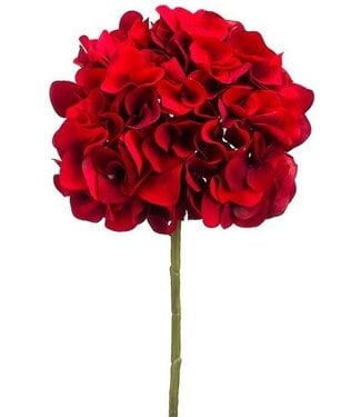 18.5" Red Velvet Hydrangea Spray