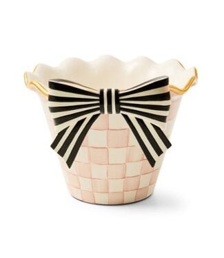 MACKENZIE CHILDS Pretty as a Bow Pot Climber