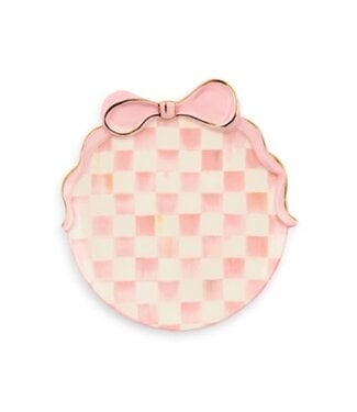 MACKENZIE CHILDS It's All About The Bow Trinket Dish