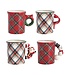 Tartan Figural Handle Mug
