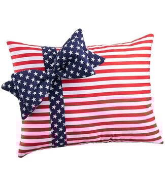 13"Wx18"L Patriotic Pillow Mixed