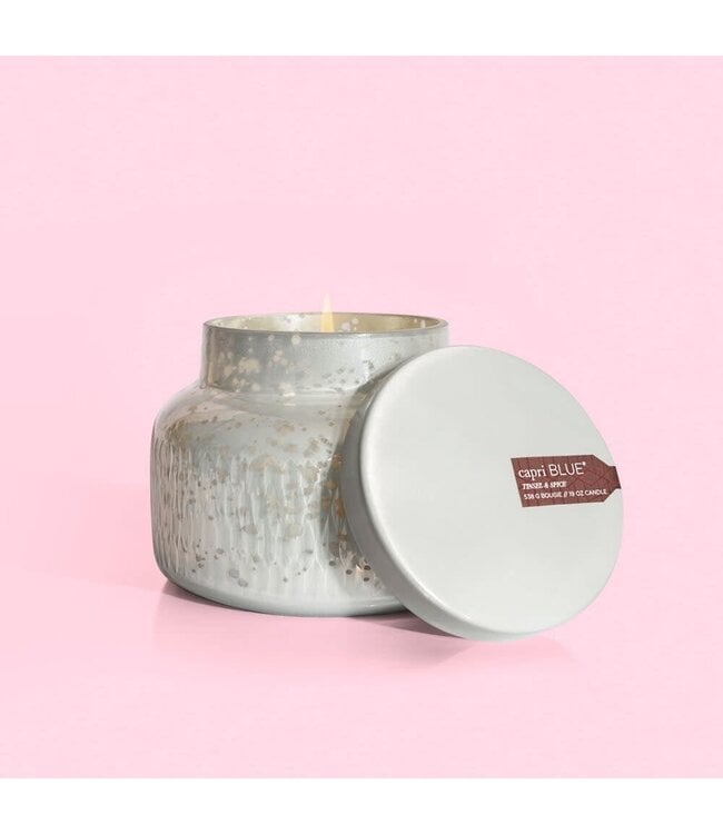 CAPRI BLUE Holiday Mercury - Tinsel & Spice Signature Jar - 19oz