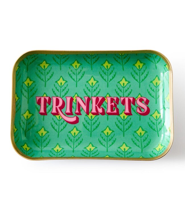 Metal Trinket Trays with Sayings