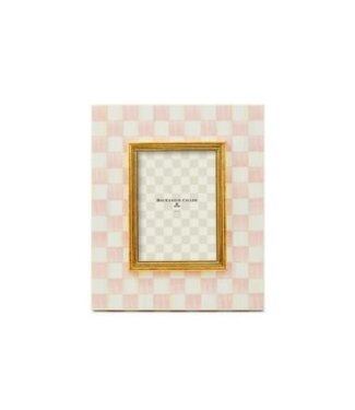 MACKENZIE CHILDS Rosy Check 5" x 7" Frame