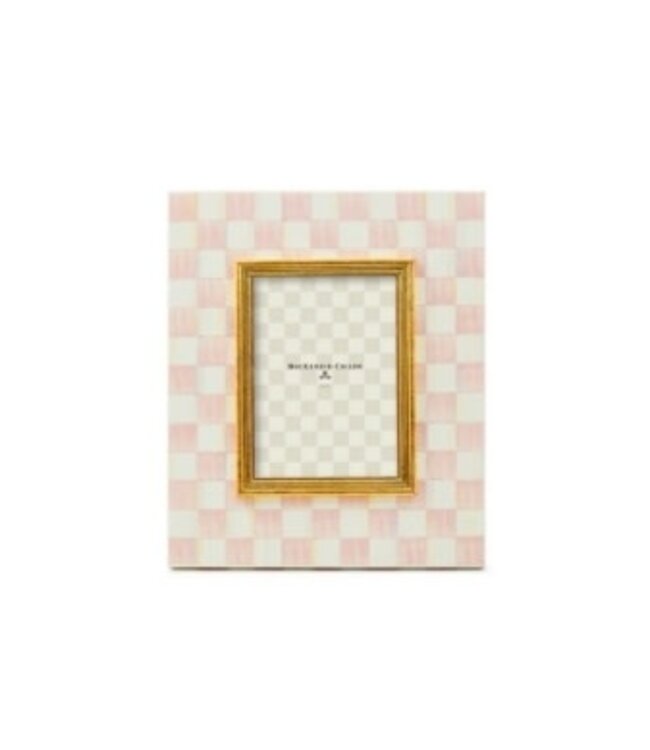 MACKENZIE CHILDS Rosy Check 5" x 7" Frame