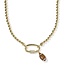 KENDRA SCOTT Football Metal Strand Necklace