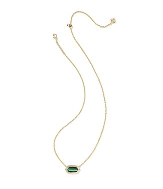 KENDRA SCOTT Elisa Bezel Short Pendant Necklace
