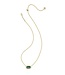 KENDRA SCOTT Elisa Bezel Short Pendant Necklace