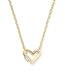KENDRA SCOTT Emery Heart Short Pendant Necklace
