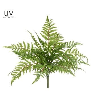 22" UV Protected New Leather Fern Bush Green
