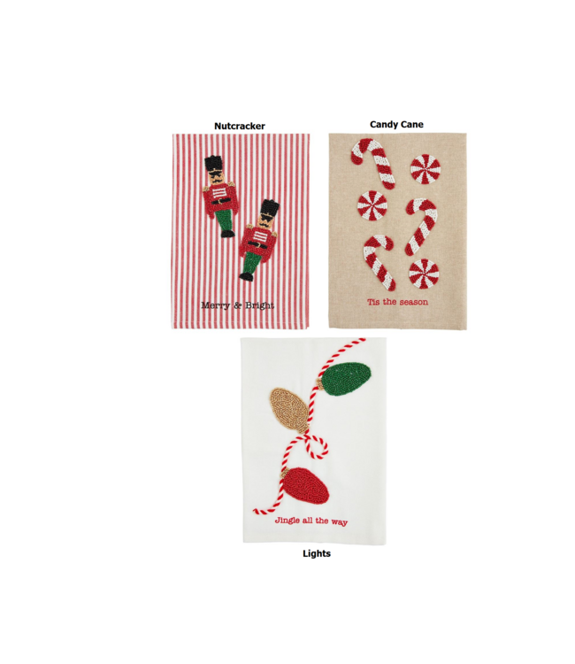 Christmas Bead Towels