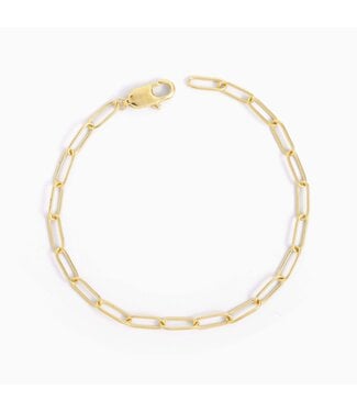 ELLA STEIN Charm Paperclip Bracelet
