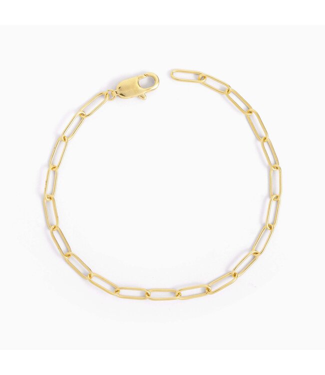 ELLA STEIN Charm Paperclip Bracelet