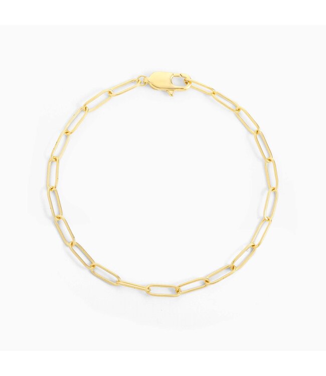 ELLA STEIN Charm Paperclip Bracelet