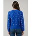 Luxie Polka Dot Contrast Sweater