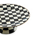MACKENZIE CHILDS Courtly Check Enamel Pedestal Platter - Large