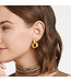 JULIE VOS Cannes Doorknocker Earring Gold