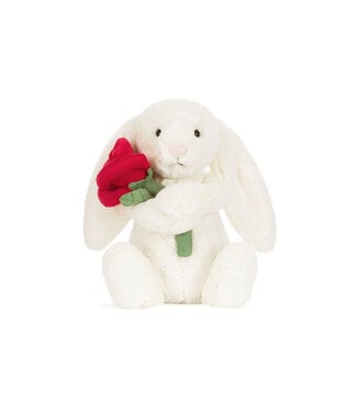 JELLYCAT Cream Bunny with Rose
