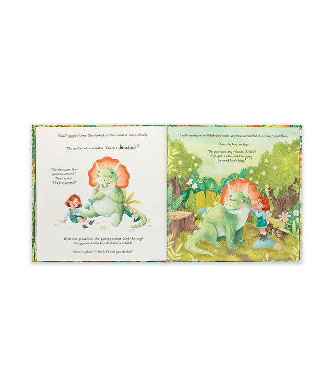 JELLYCAT Archie, My Dinosaur Friend Book