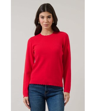 Debby Scallop Sweater