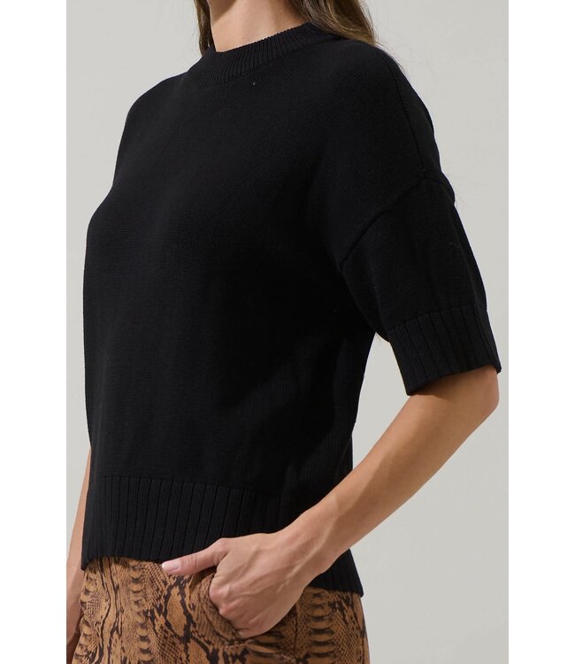 Novah Drop Shoulder Sweater Top
