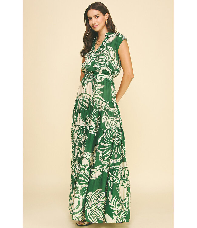 Megan Floral Tiered Maxi Dress