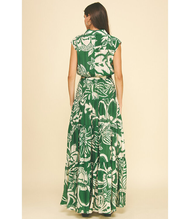 Megan Floral Tiered Maxi Dress