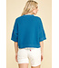 Meredith Short Sleeve Sweater Top