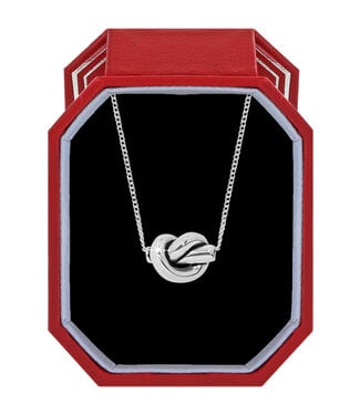 BRIGHTON Interlok Single Knot Mini Necklace Gift Box