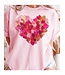 Brushstroke Valentine Heart Watercolor Love Graphic Tee