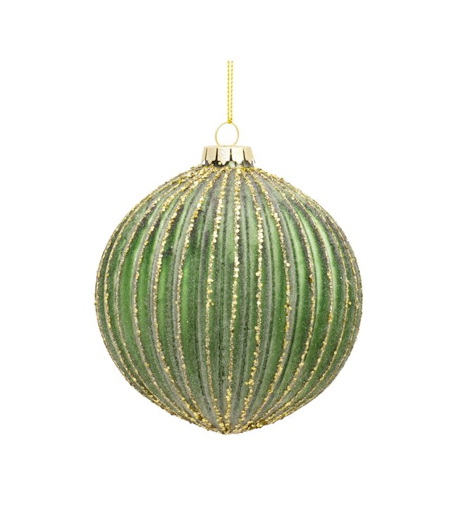 Green Glass Ornament - Sold Individually
