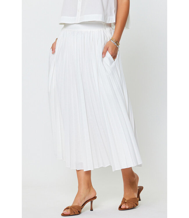 Ivy Pleated Maxi Skirt