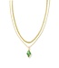 KENDRA SCOTT Abbie Pave Frame Multi Strand Necklace