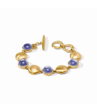 JULIE VOS Solara Stone Bracelet - Iridescent Tanzanite Blue