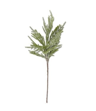 31 Inch Glittered Icy Fir Pine Branch