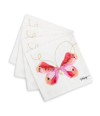6in Fabric Cocktail Napkins Set of 4