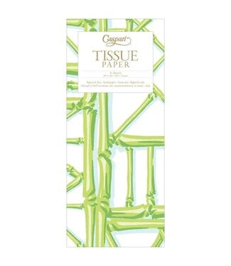 Bamboo Screen Moss Green Tissue Paper