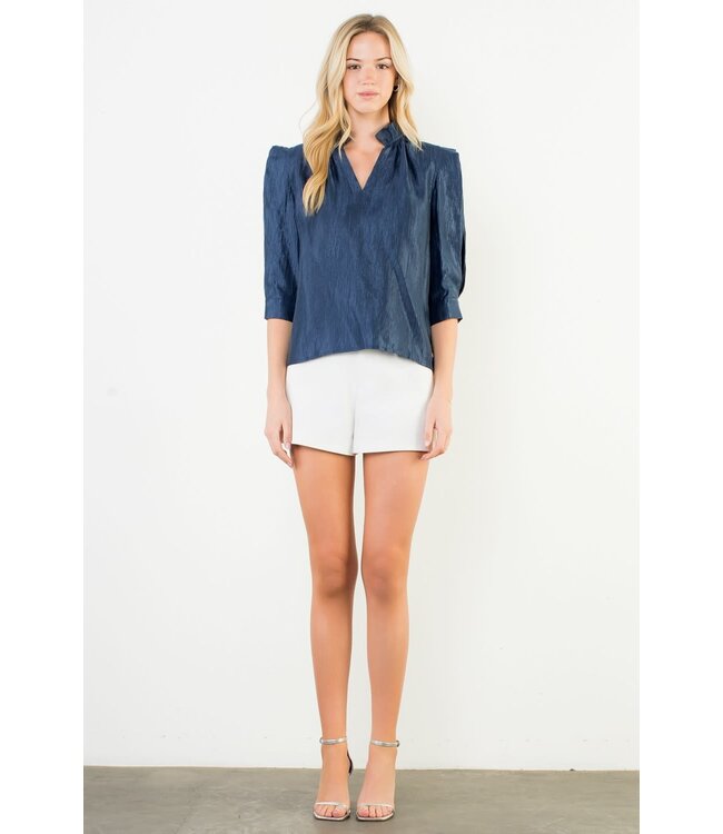 Addison Short V-Neck Top