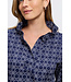 Tammy Geo Circles ¾ Sleeve Popover Shirt