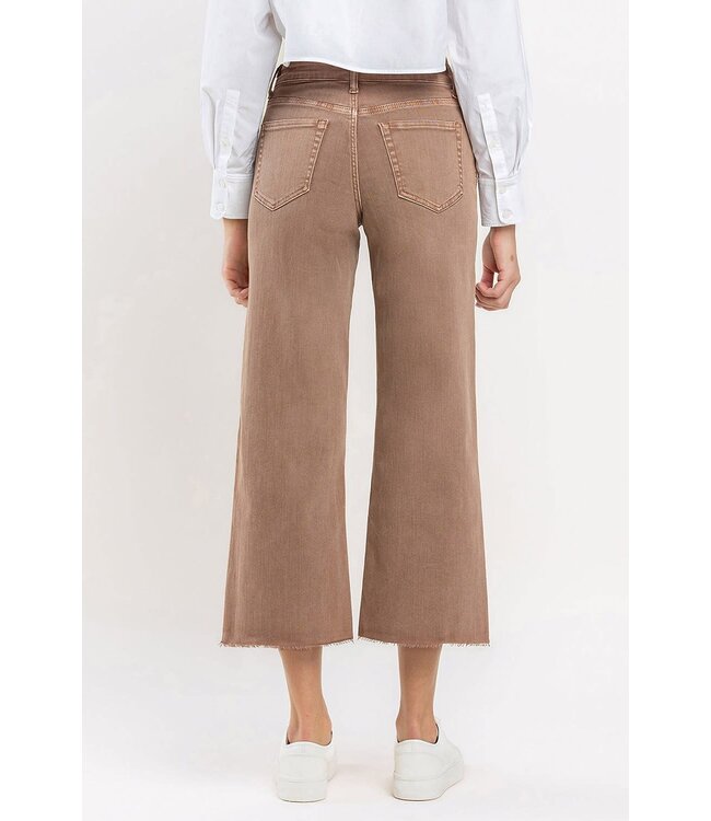 Stella High Rise Crop Wide Leg Jeans