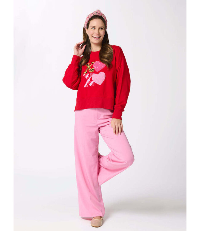 Maleah "Xoxo” Relaxed Sweatshirt