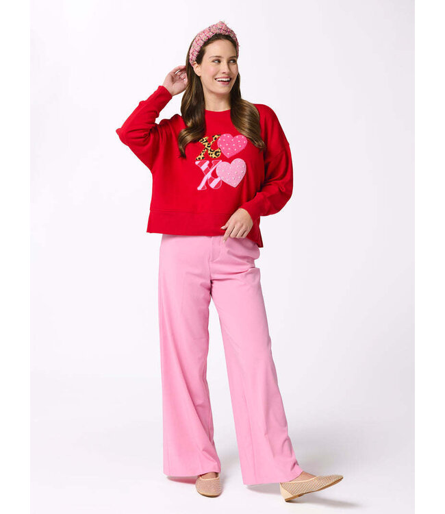 Maleah "Xoxo” Relaxed Sweatshirt