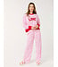 Jessy Floral “Love” Ultra-Soft Jersey Knit Pj Set