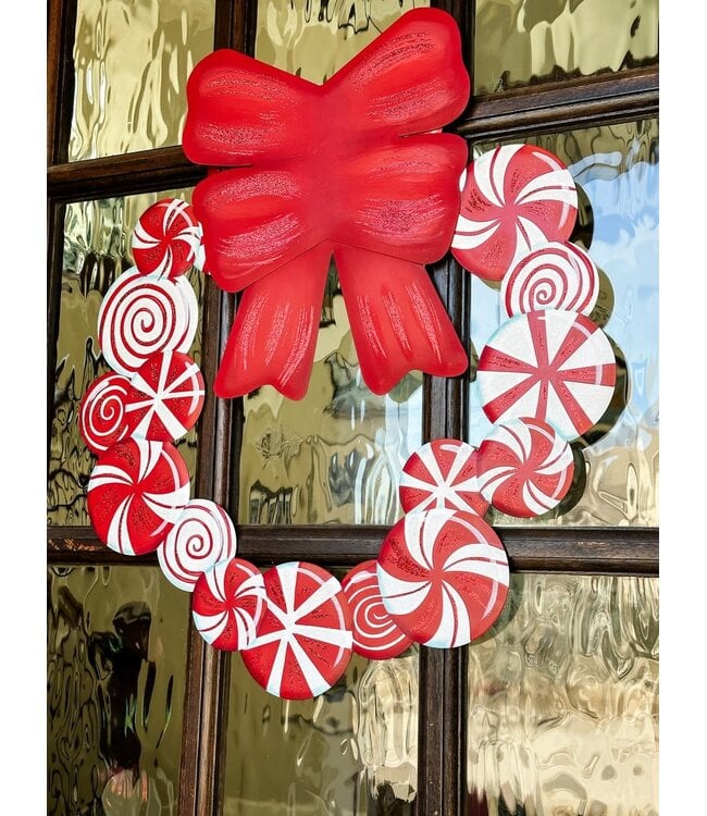 THE ROUND TOP COLLECTION Holiday Candy Wreath