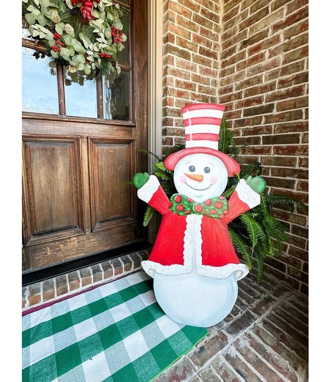 THE ROUND TOP COLLECTION Joyful Snowman Yard