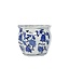 Ceramic Chinoiserie Planter Pot Blue & White - Sold Individually